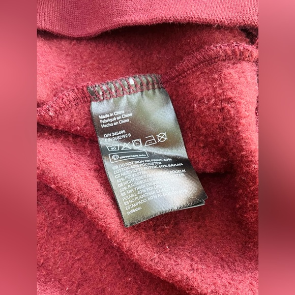 Morris & Co x H&M “Love Is Enough” Sweatshirt Large Floral 2018 Collab RARE - Picture 7 of 7